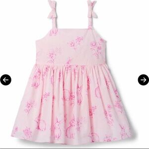 Girls Pink Bunny Janie & Jack Easter dress